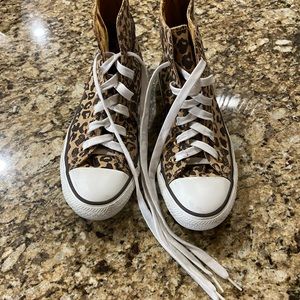Limited Edition Converse Women’s High Top Leopard Print